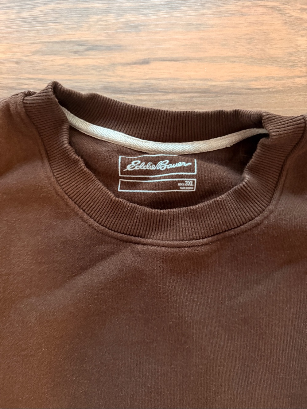 Eddie Bauer Brown Crewneck Sweatshirt — Men's 3XL - Picture 3 of 4